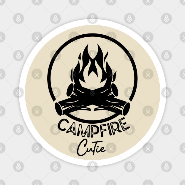 Campfire Cutie-Inspired Saying Gift for Campfire Vibes Lovers Magnet by KAVA-X